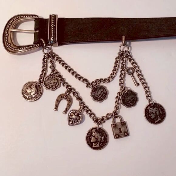 Perry Ellis Leather Belt - Picture 1 of 13